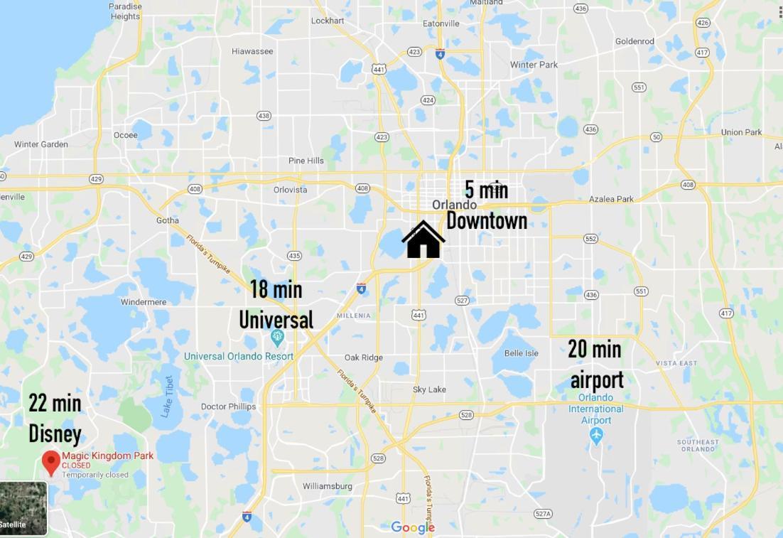 Serene Lakefront House w/ Pool, Hottub, & Boating Orlando Esterno foto