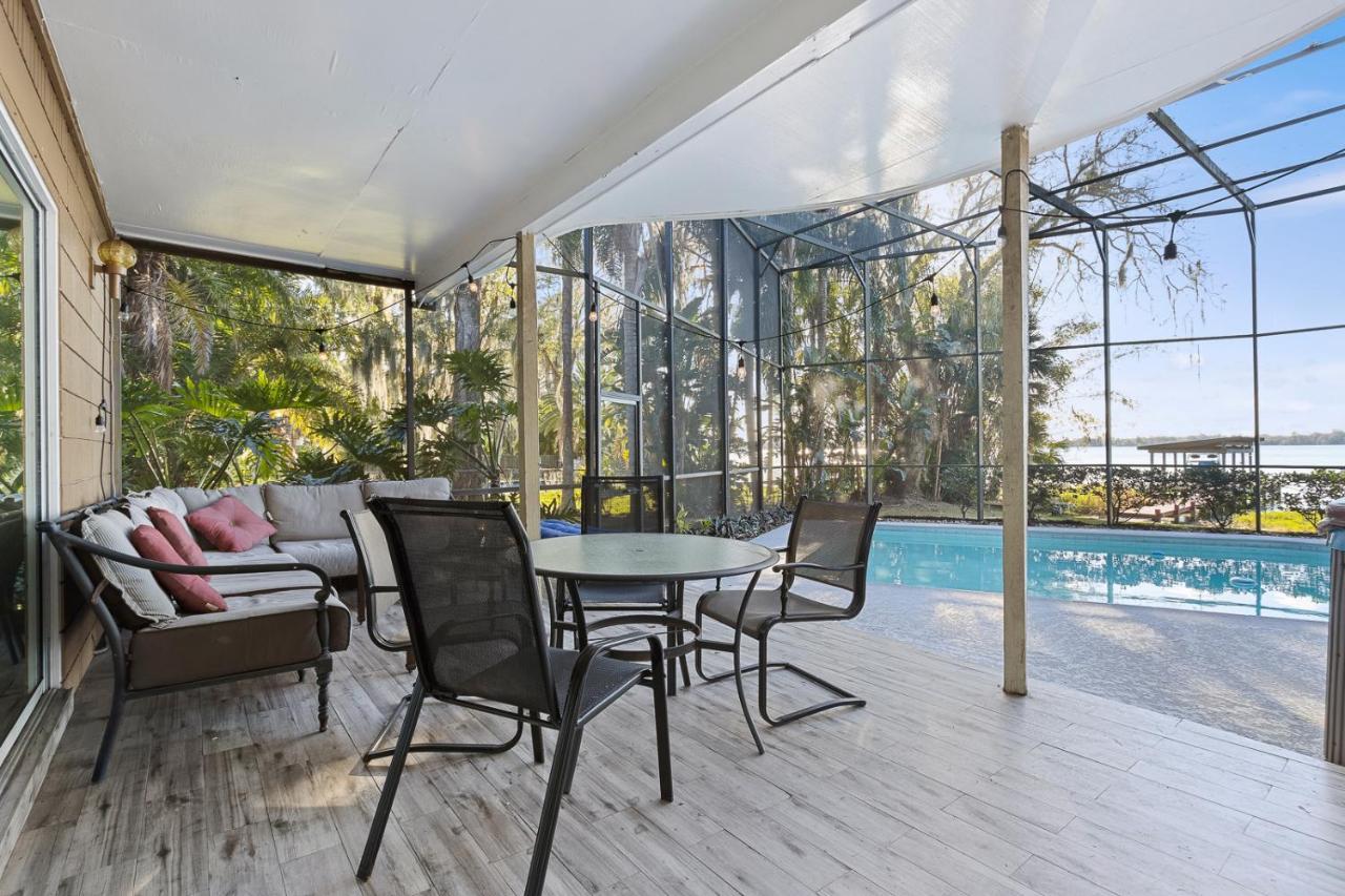 Serene Lakefront House w/ Pool, Hottub, & Boating Orlando Esterno foto