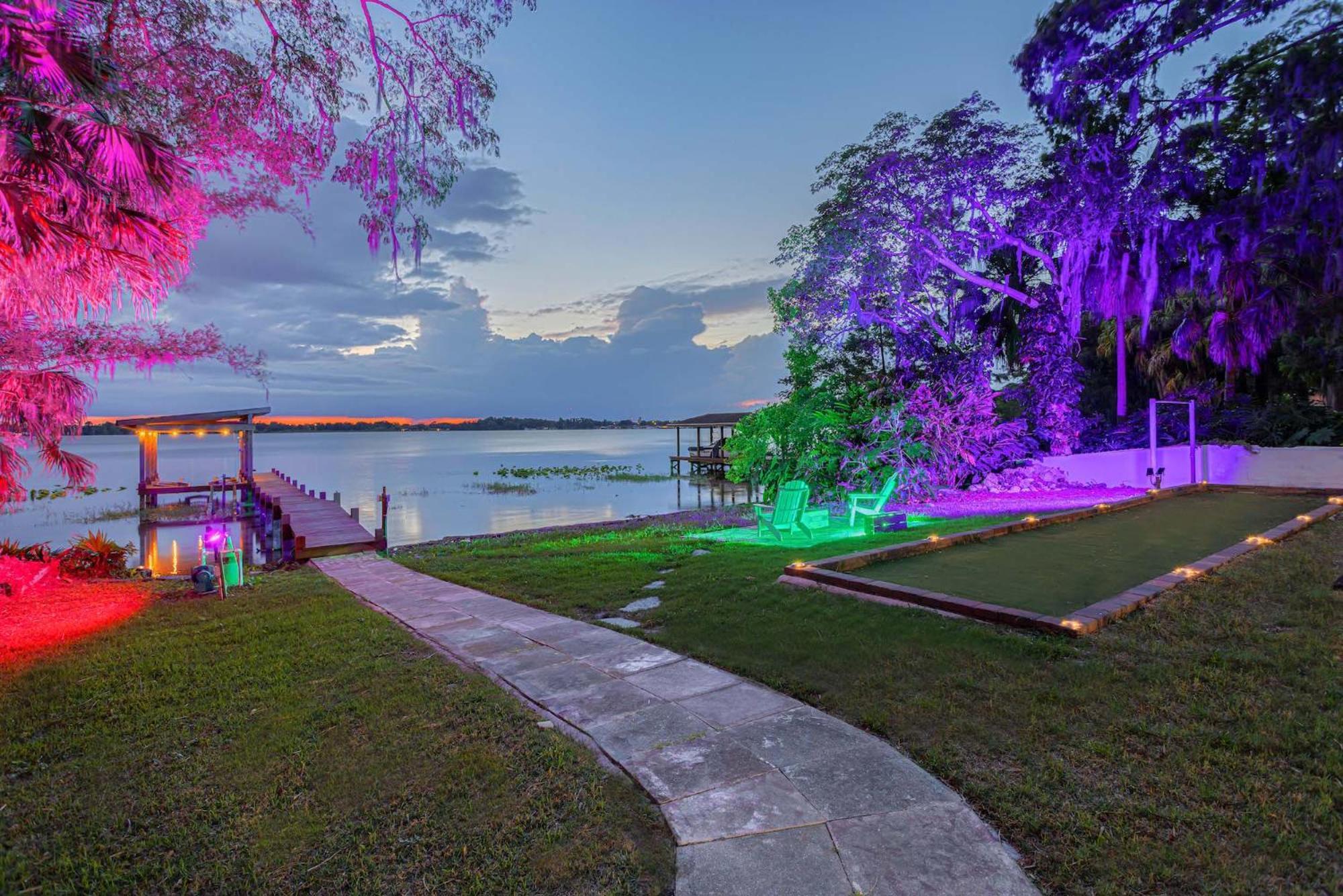 Serene Lakefront House w/ Pool, Hottub, & Boating Orlando Esterno foto