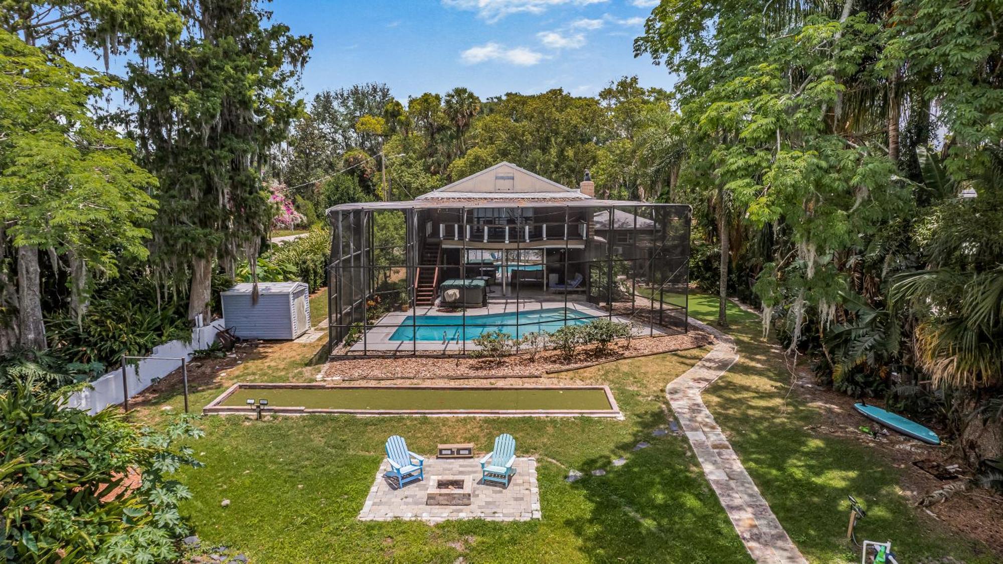 Serene Lakefront House w/ Pool, Hottub, & Boating Orlando Esterno foto