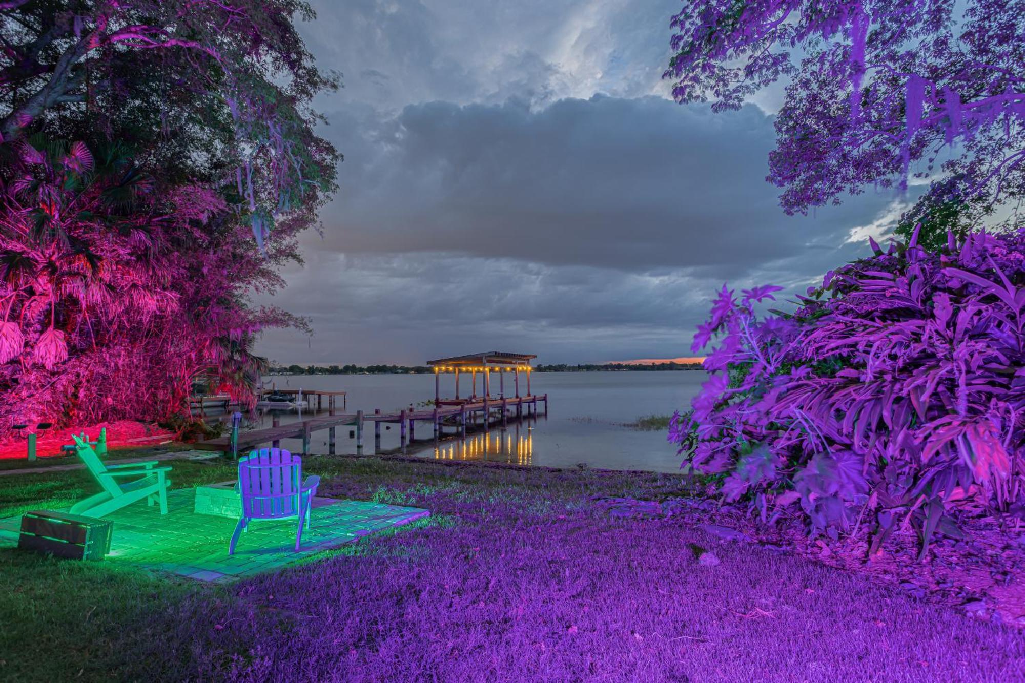 Serene Lakefront House w/ Pool, Hottub, & Boating Orlando Esterno foto