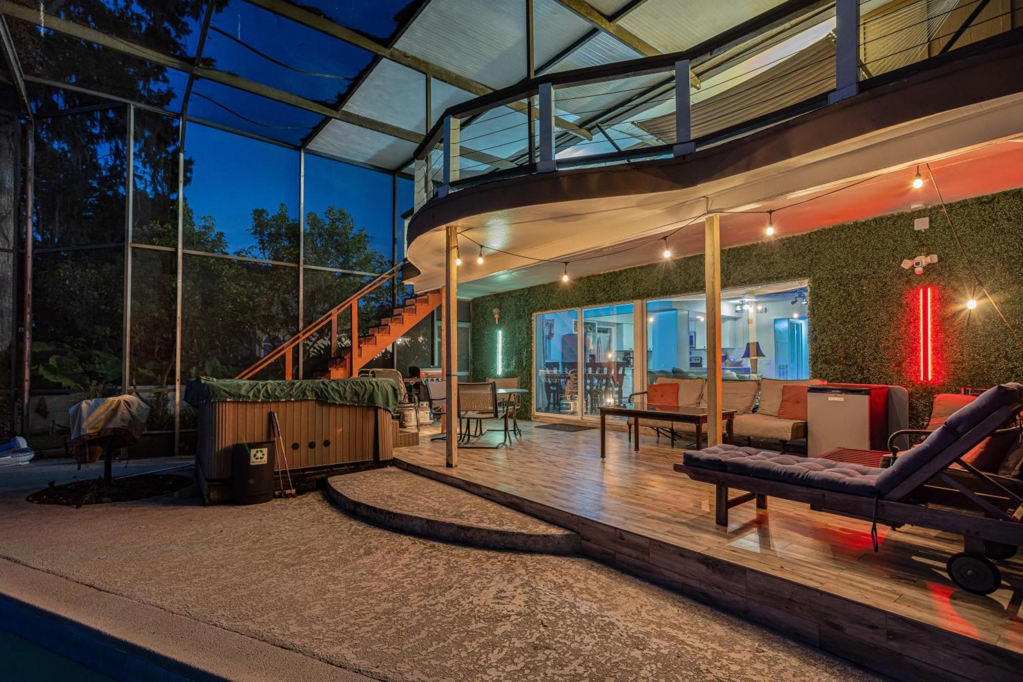 Serene Lakefront House w/ Pool, Hottub, & Boating Orlando Esterno foto
